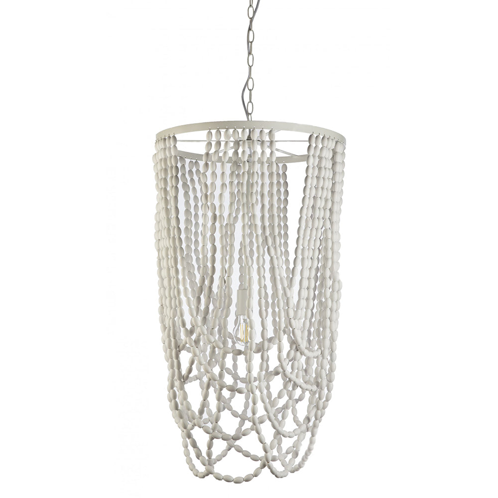 Buy Pendant Lights Australia Fiorentino Lighting - CASCADE 1 Light Pendant White