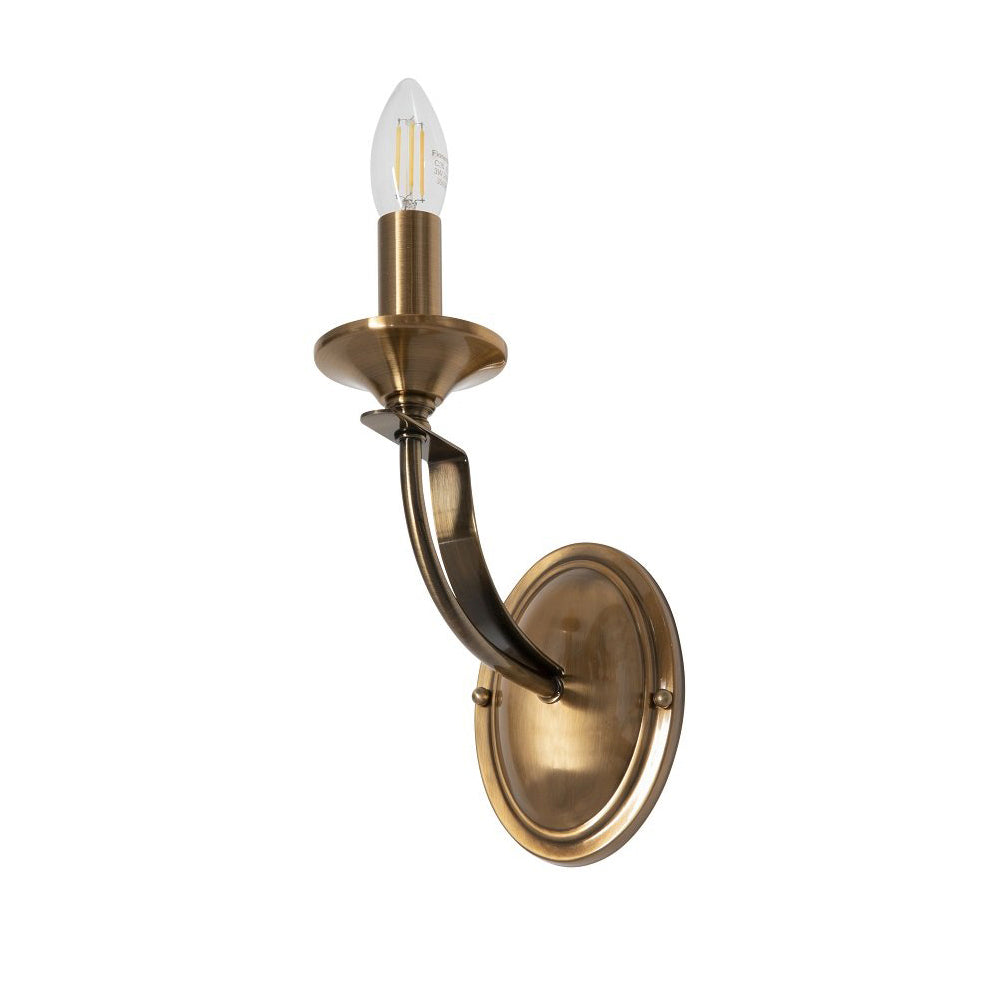 Buy Wall Sconce Australia Fiorentino Lighting - HOODSHIRE 1 Light Wall Light Bronze