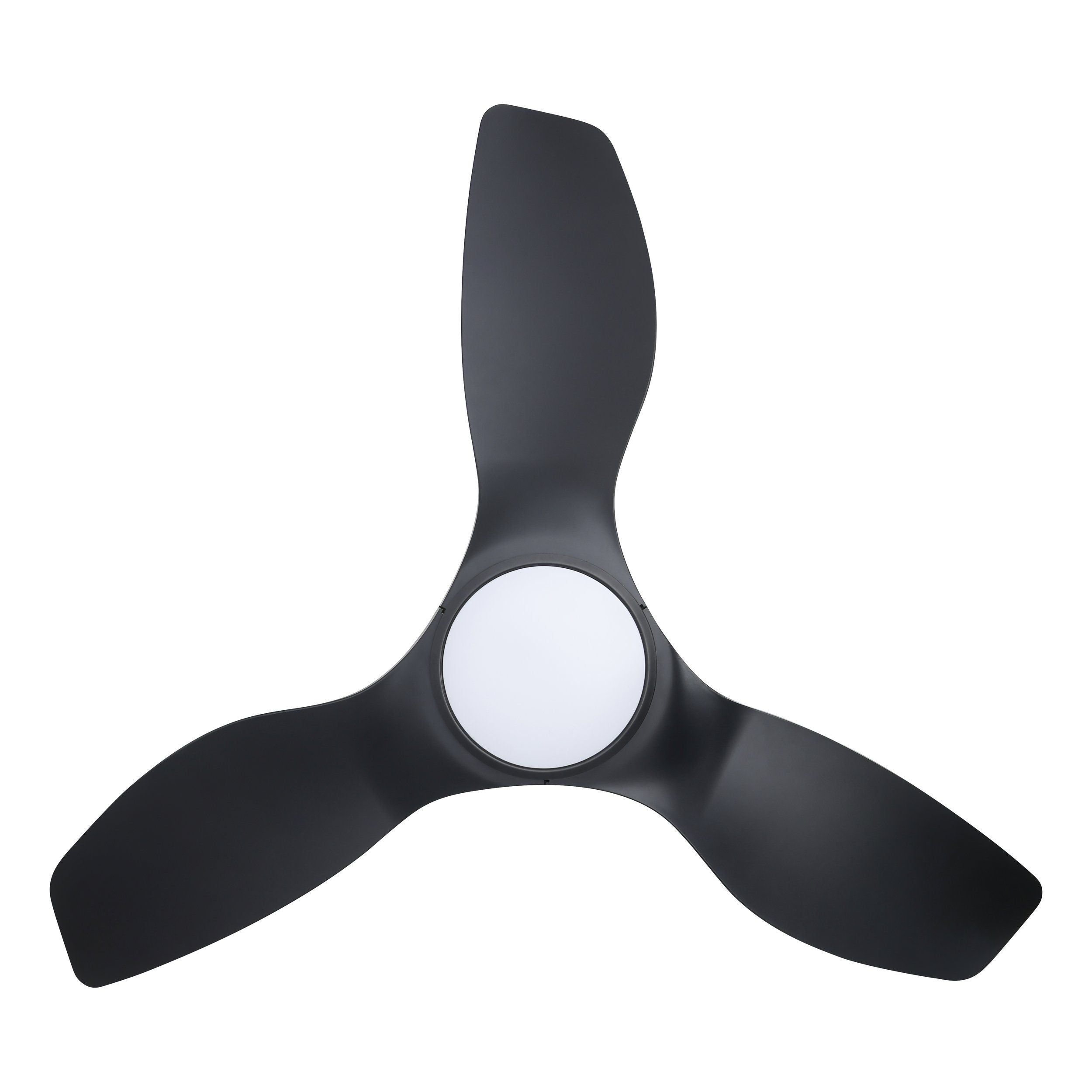 Surf DC Ceiling Fan 40" With LED Light Black - 20789302