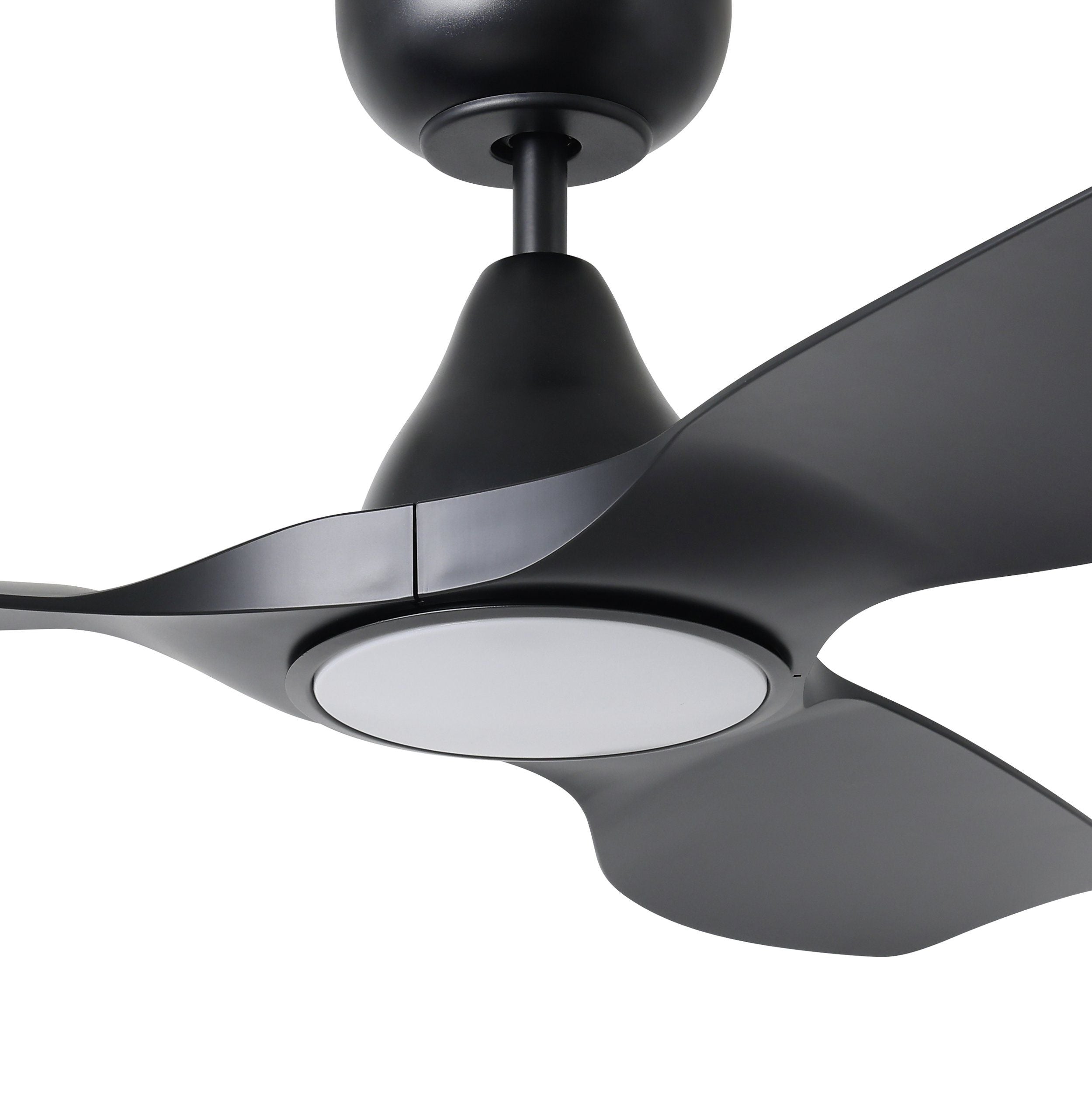 Surf DC Ceiling Fan 40" With LED Light Black - 20789302