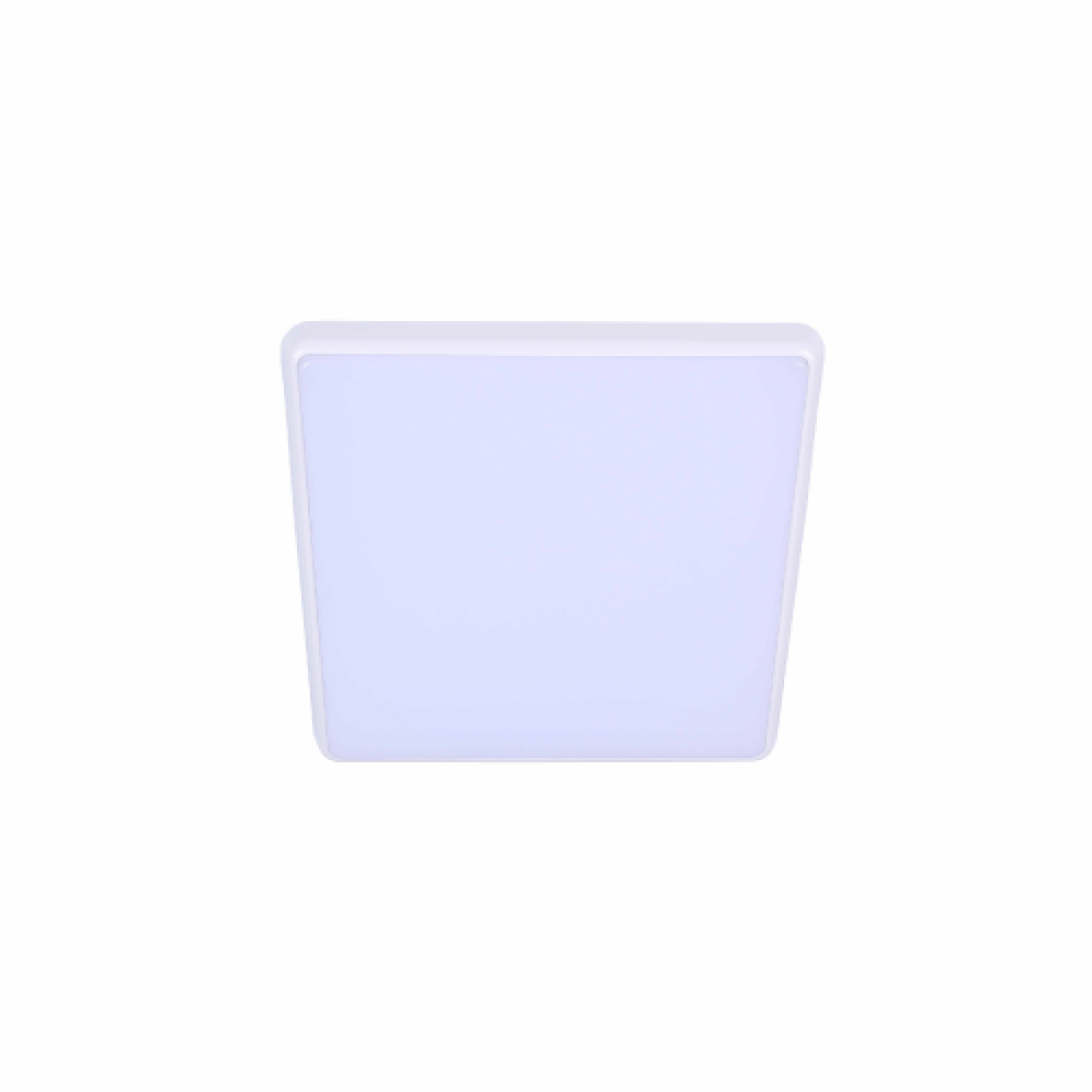 Buy LED Oyster Lights Australia Square LED Oyster Light 30W White Aluminium 3CCT - AC9002/PRE/30W/TC