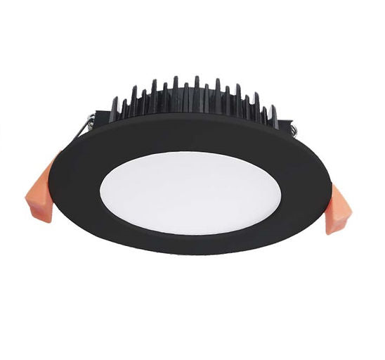 Recessed LED SMD Downlight 12W TRI Colour Black - DL1262-BKTC12S01