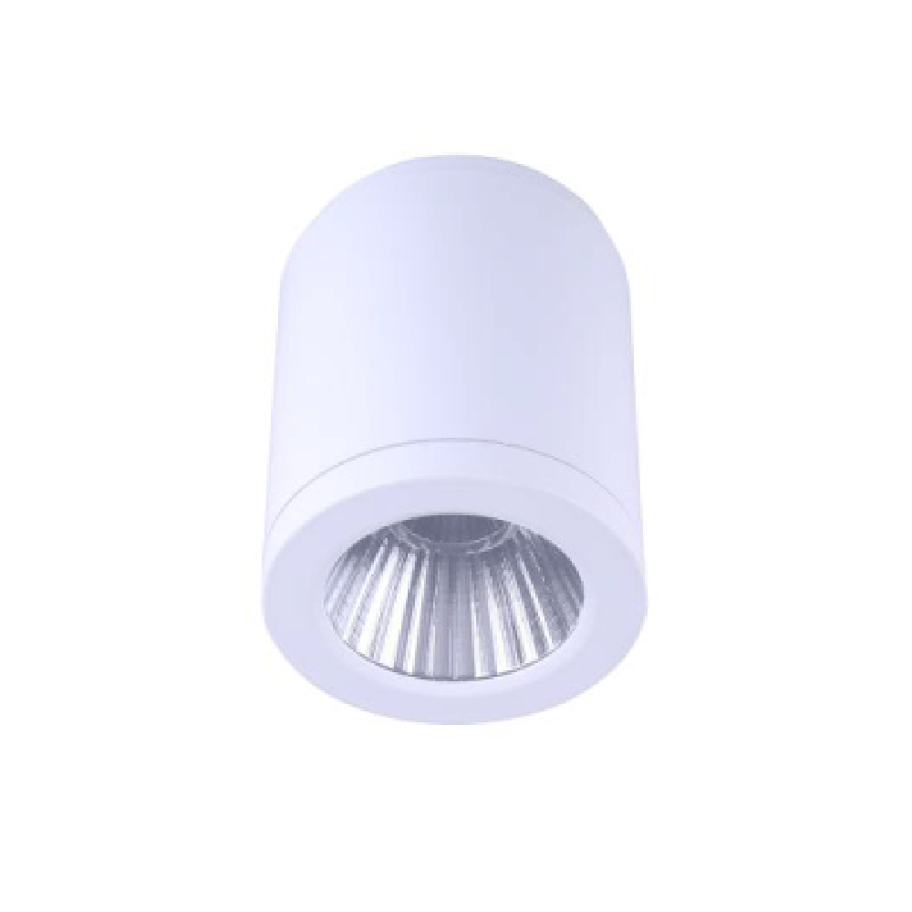 Buy Surface Mounted Downlights Australia Surface Mounted Downlight W90mm White Aluminium 4000K - DL2081/WH/4000K