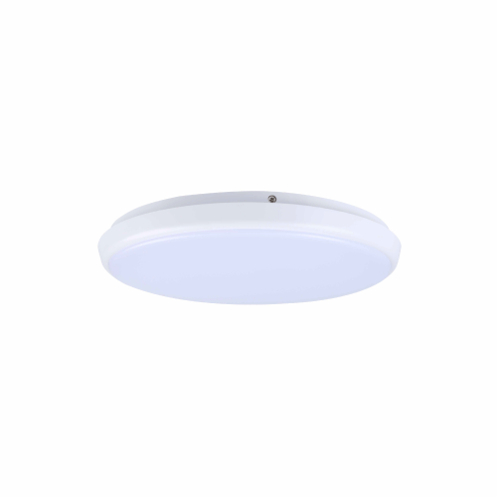 Buy LED Oyster Lights Australia Round LED Oyster Light 15W White Aluminium 3CCT - AC9001/15W/TC