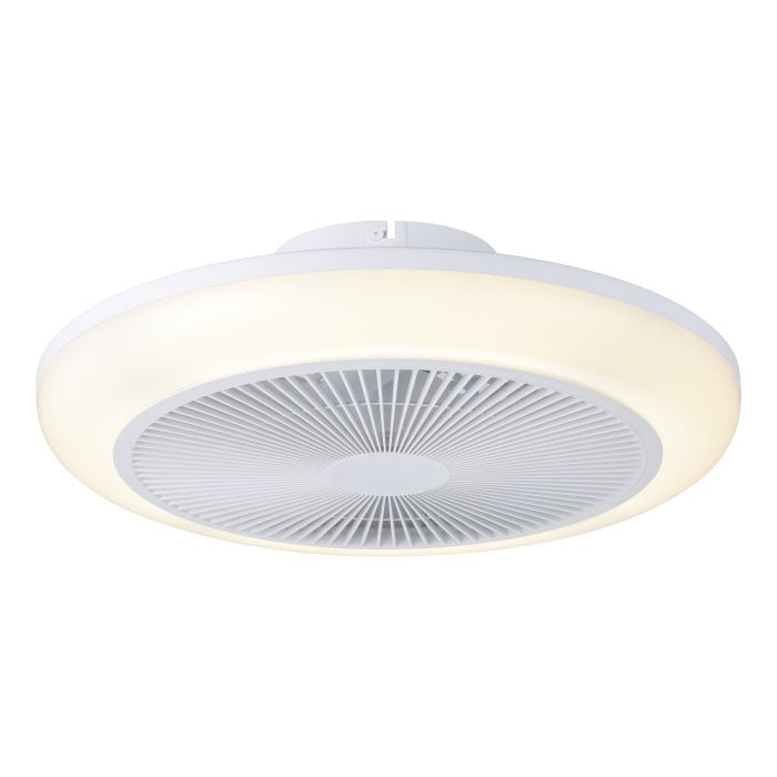 Sayulita LED Bladeless DC Ceiling Fan With RGB White Matt - 20809601