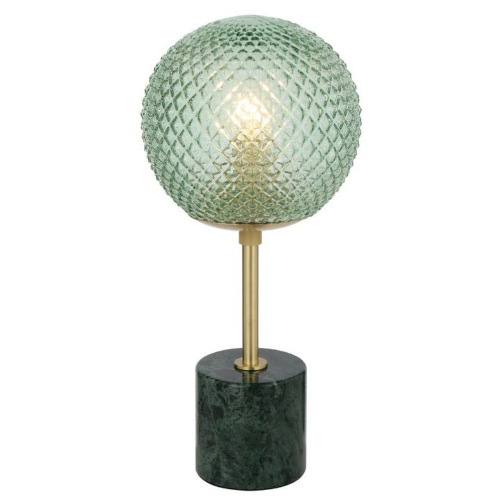 Buy Table Lamps Australia ELWICK Table Lamp Black Green - ELWICK TL-GN