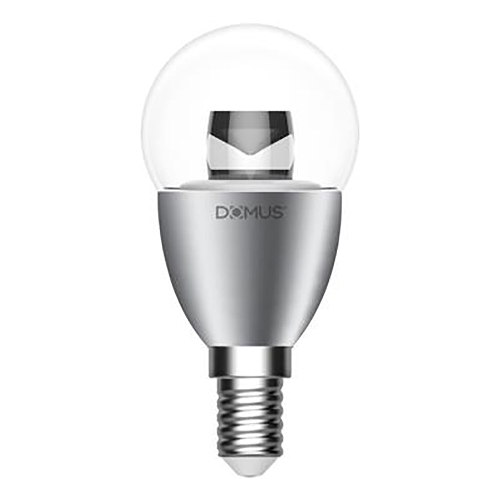 Buy LED Globes Australia Key Fancy Round LED Globe SES 240V 6W Clear 6500K - 65050