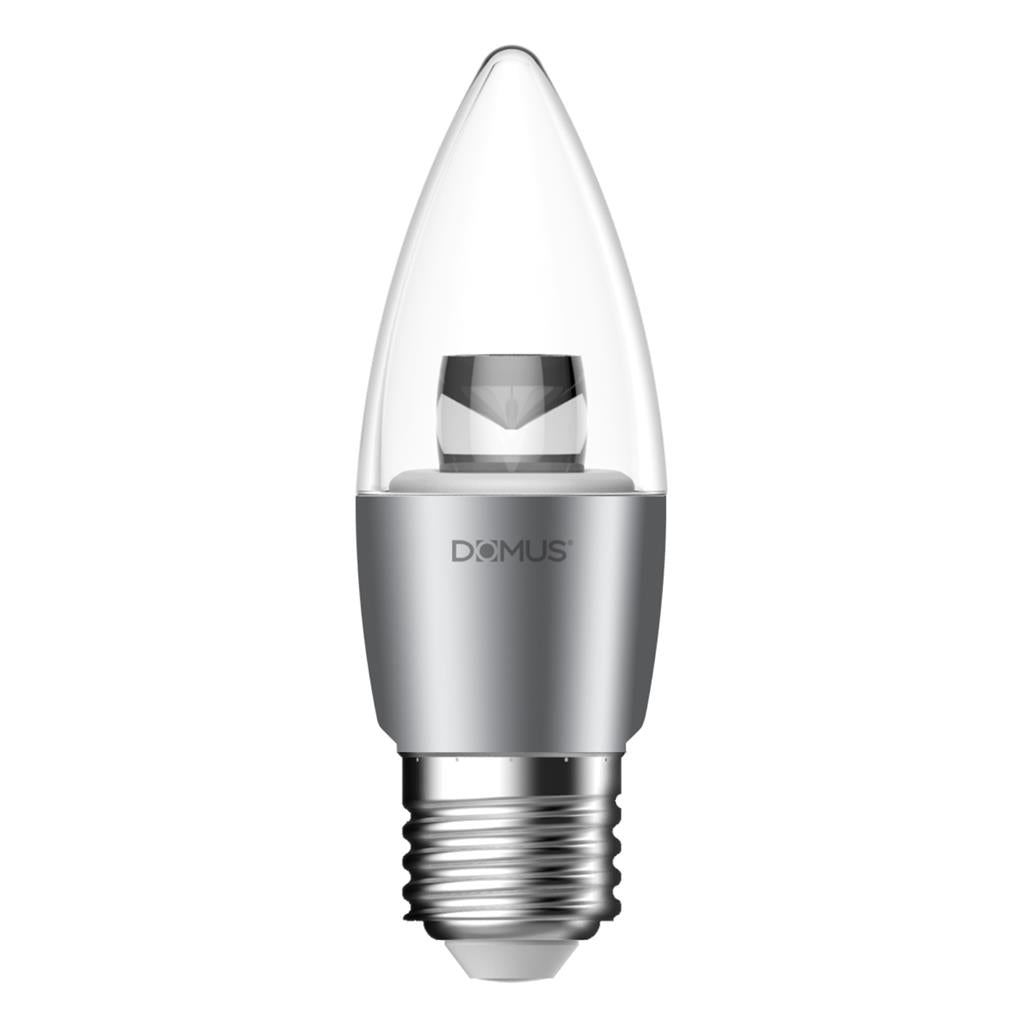 Key Candle LED Globe ES 240V 6W Clear 6500K - 65094