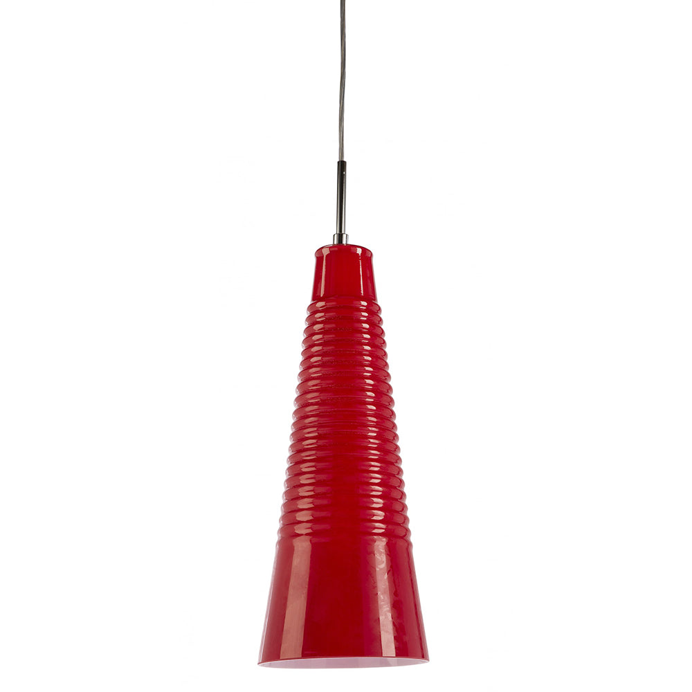 Buy Pendant Lights Australia Fiorentino Lighting - RANGIO 1 Light Pendant Red