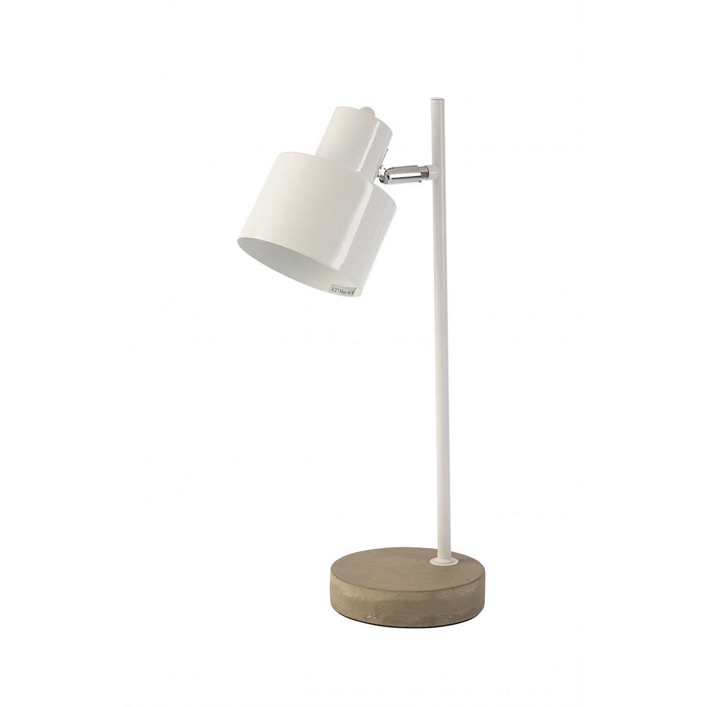 Fiorentino Lighting - RENTO 1 Light Table Lamp White