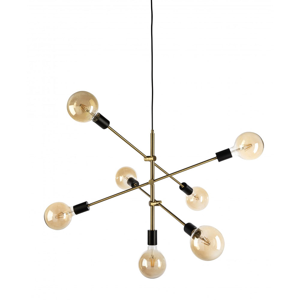 Buy Pendant Lights Australia Fiorentino Lighting - RADIANT 7 Light Pendant Gold