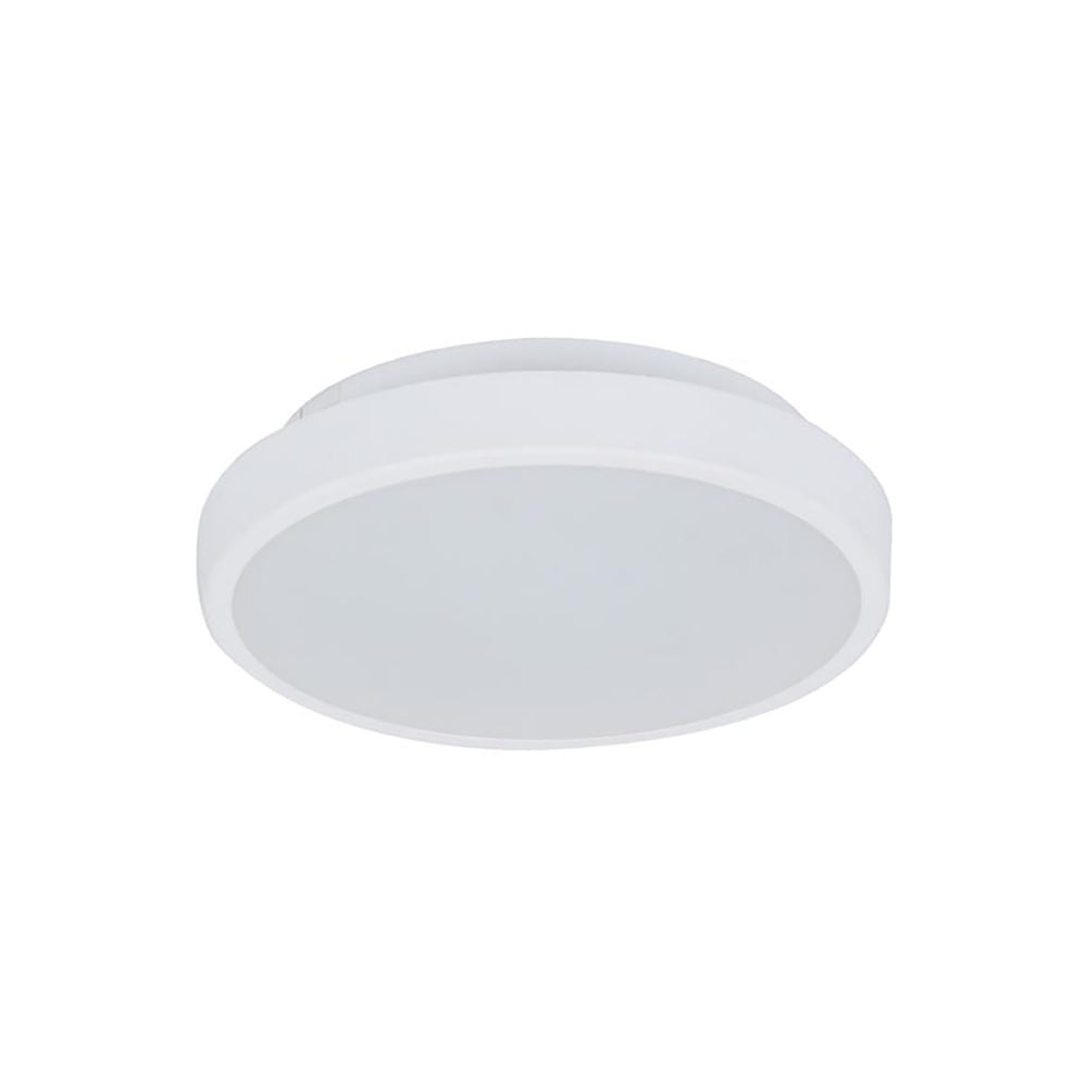 Easy Round LED Oyster Light W250mm White Polycarbonate 3CCT - 20954