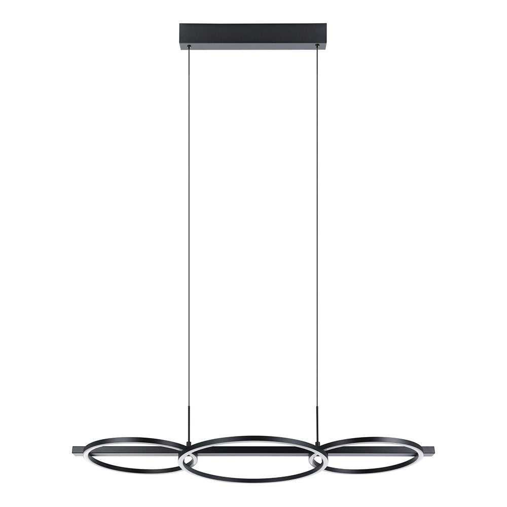 Lanacera Island Pendant Light Black Plastic 3000K - 390087N