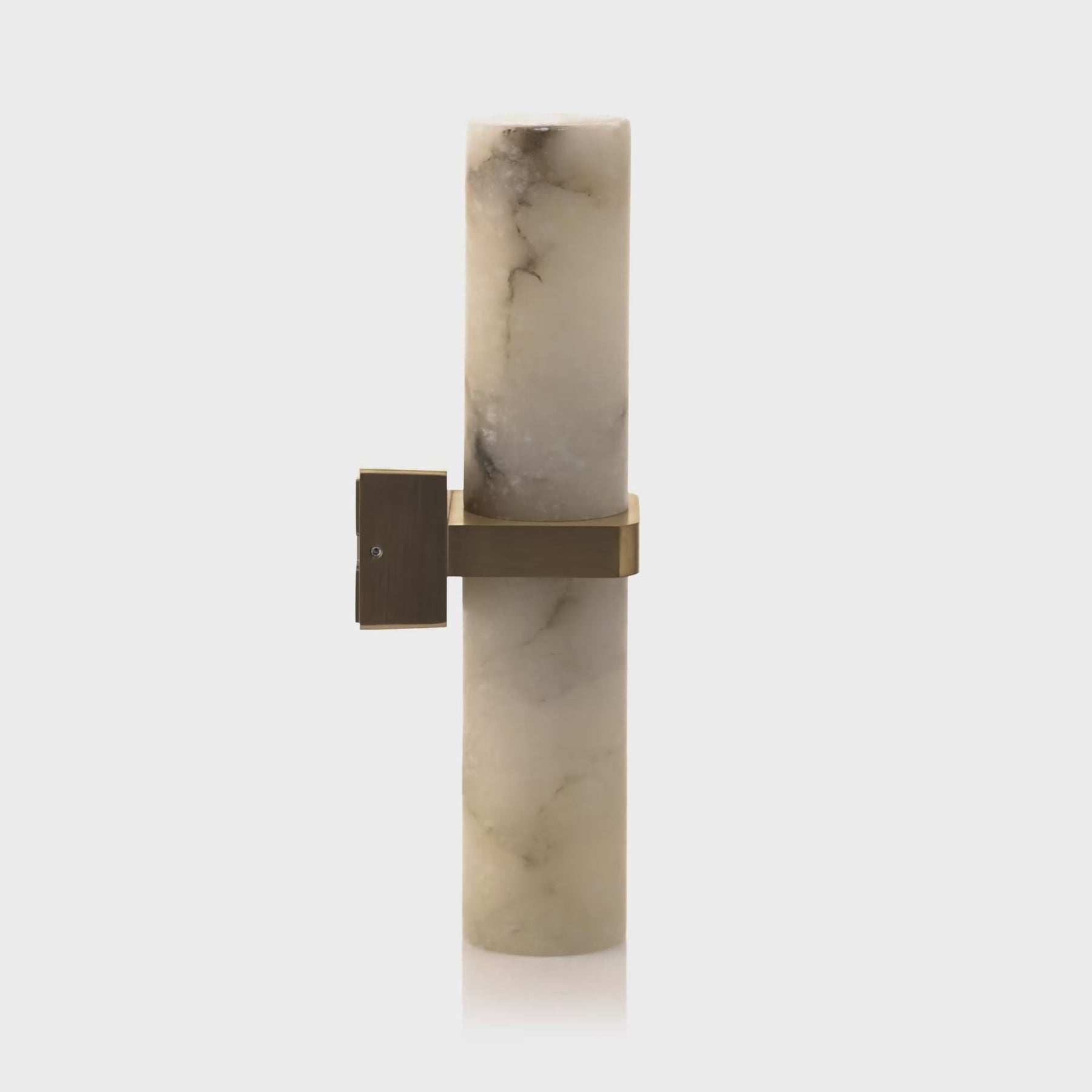 Albast LED Up & Down Wall Light 9W 2CCT Brass - HV8079T-BR
