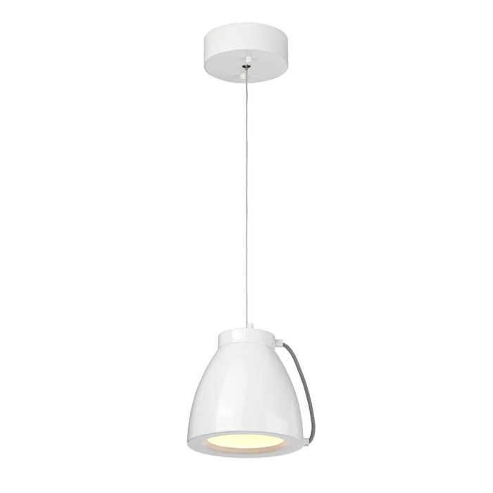 Europa Small LED Pendant White Painted - EUROPA-P-A