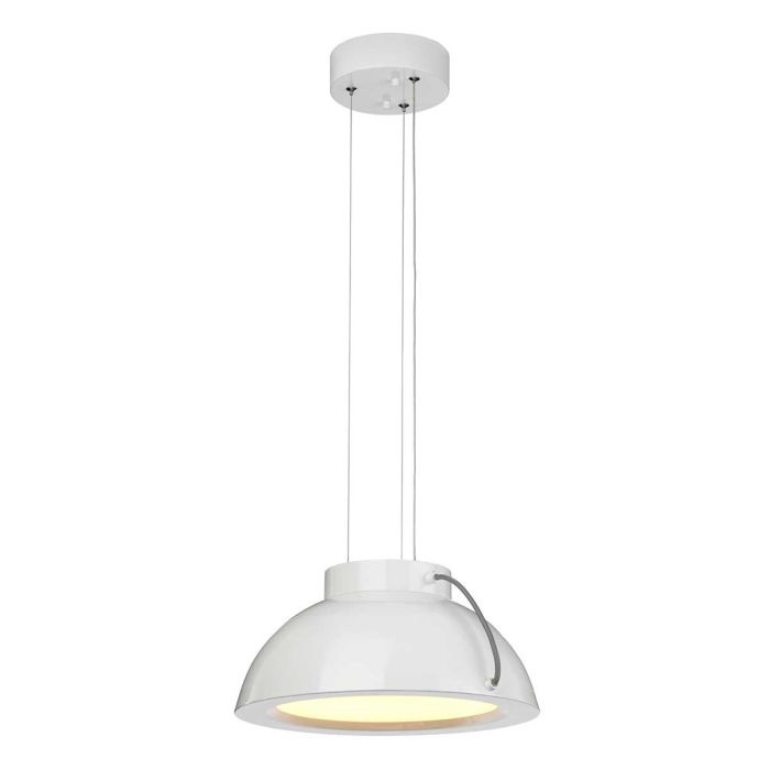 Europa Medium LED Pendant White Painted - EUROPA-P-B