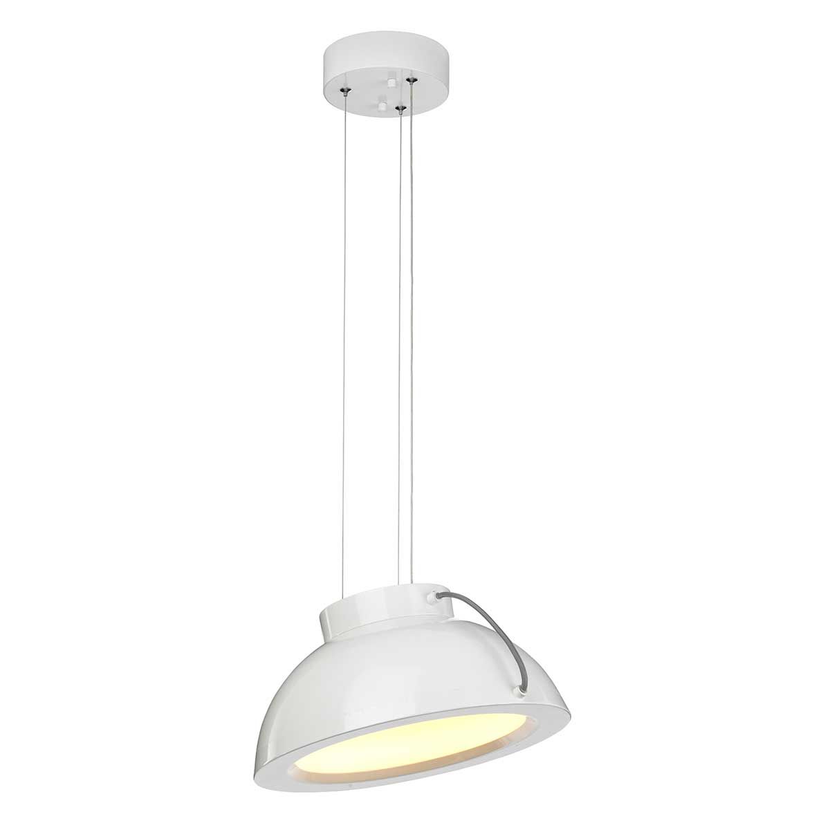 Europa Medium LED Pendant White Painted - EUROPA-P-B