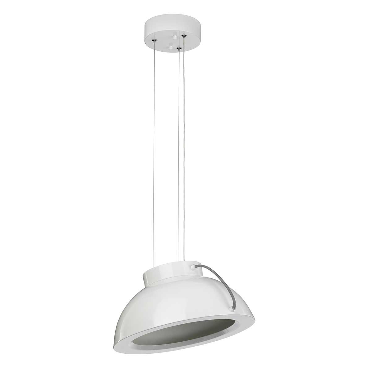 Europa Medium LED Pendant White Painted - EUROPA-P-B