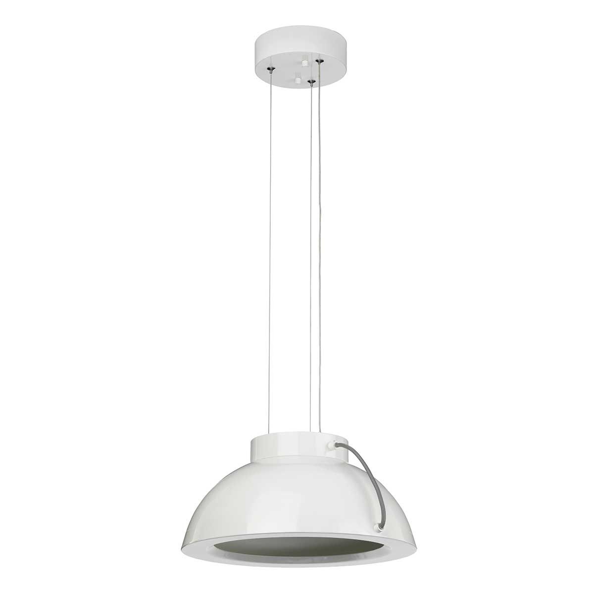 Europa Medium LED Pendant White Painted - EUROPA-P-B