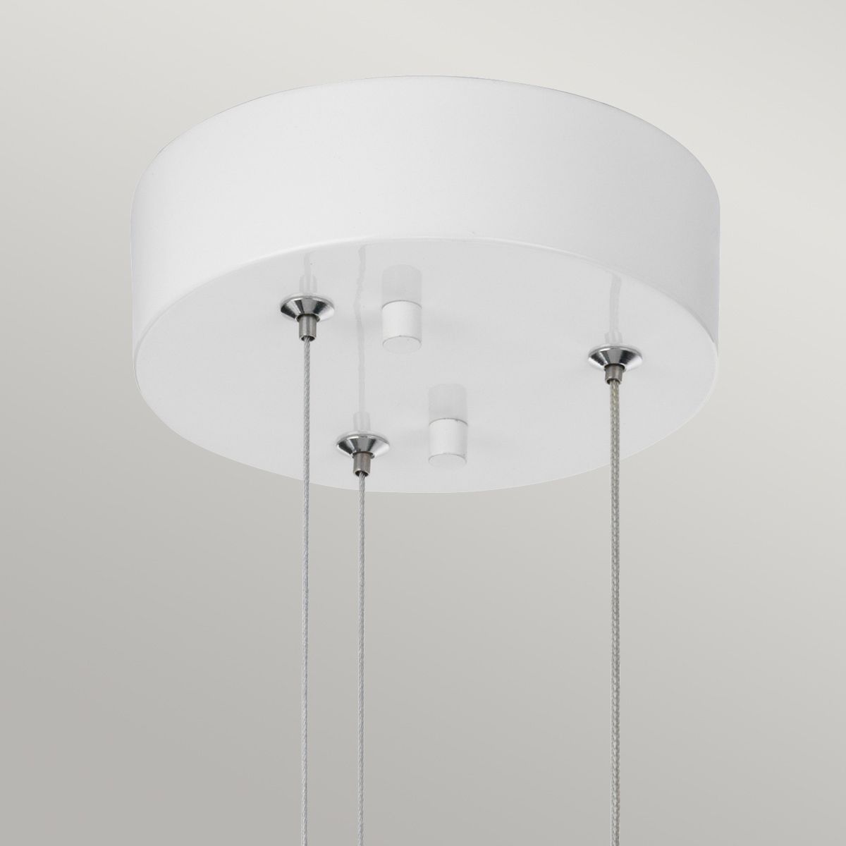 Europa Large LED Pendant White Painted - EUROPA-P-C