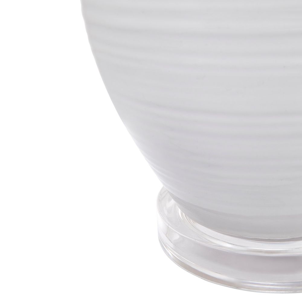 Bronte Table Lamp White Base With White Shade - 11614