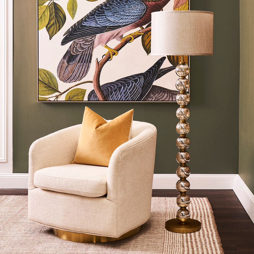 Evie Floor Lamp Brass - B11766