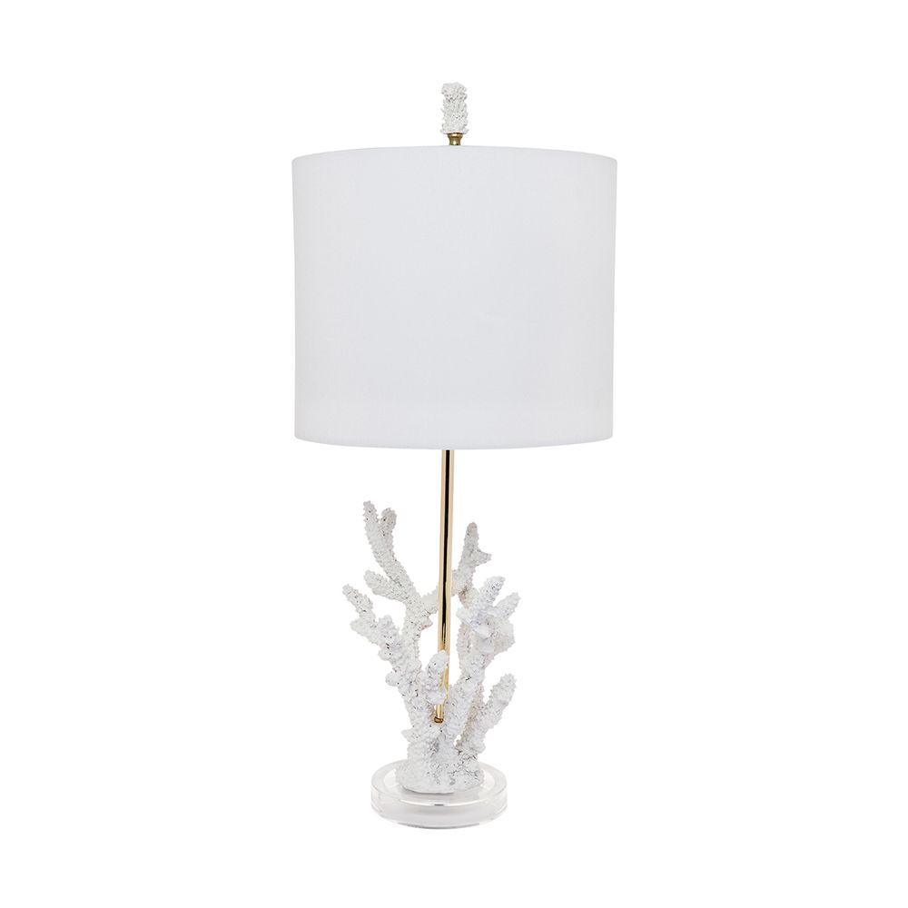 Daphne Table Lamp Gold Base With White Shade - 11566