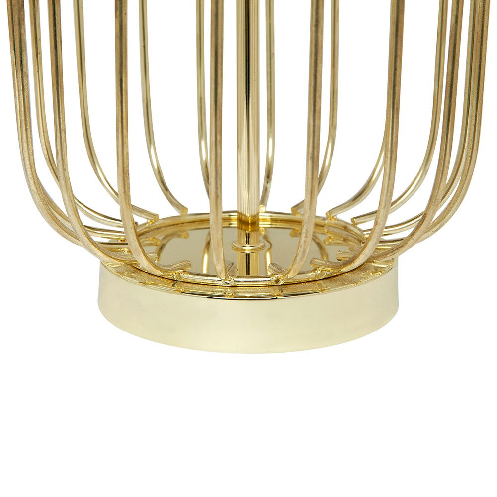 Cleo Table Lamp Gold Base With Black Shade - 11563