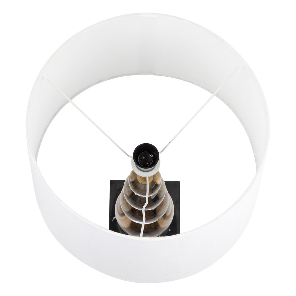 Gabrielle Table Lamp Gold Base With White Shade - B11757