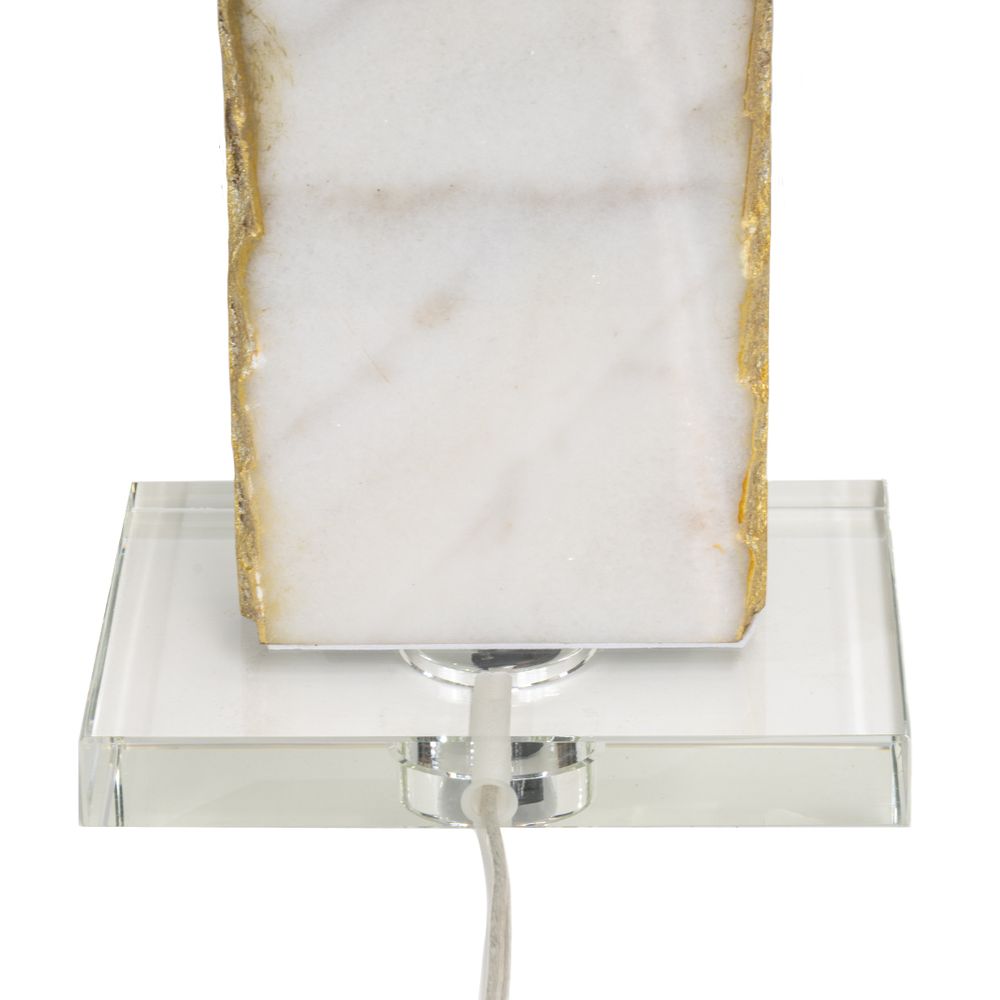 Benicia Table Lamp Gold Base With White Shade - 12358