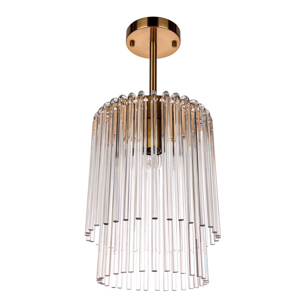 Zara Pendant Light Petite Brass - 20746