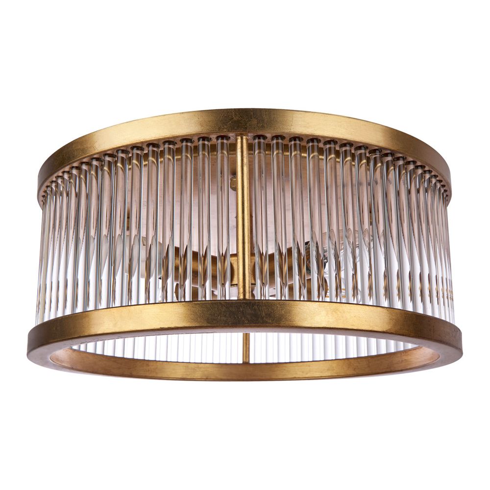 Francine Semi Flush Mount Light Antique Gold - 20737