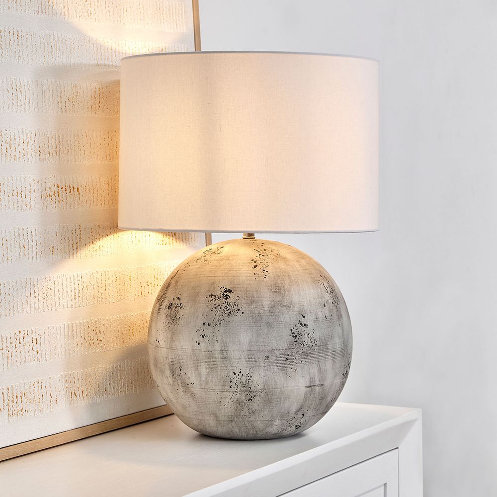 Como Table Lamp White Shade - 12455