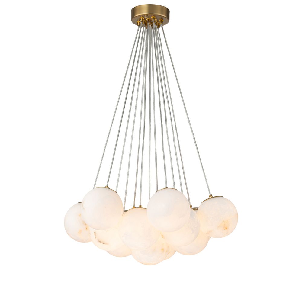 Lucina Large Pendant Light Brushed Brass - 20848