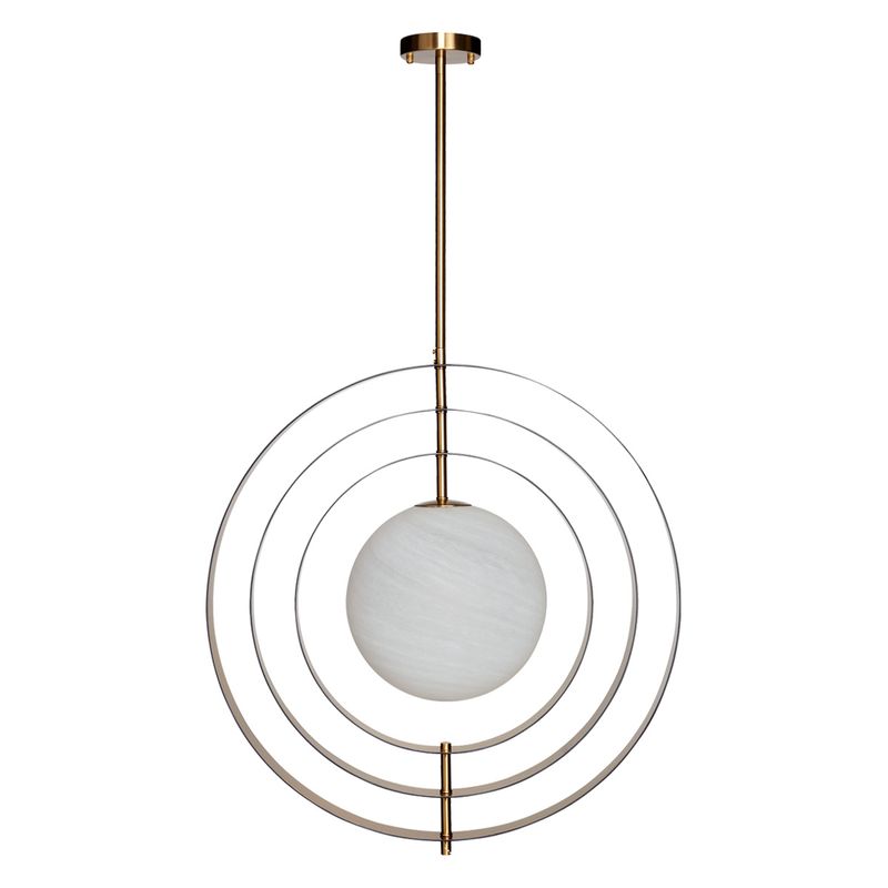 Brooks Pendant Light Brushed Gold & Black - 20856