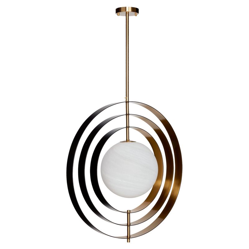 Brooks Pendant Light Brushed Gold & Black - 20856