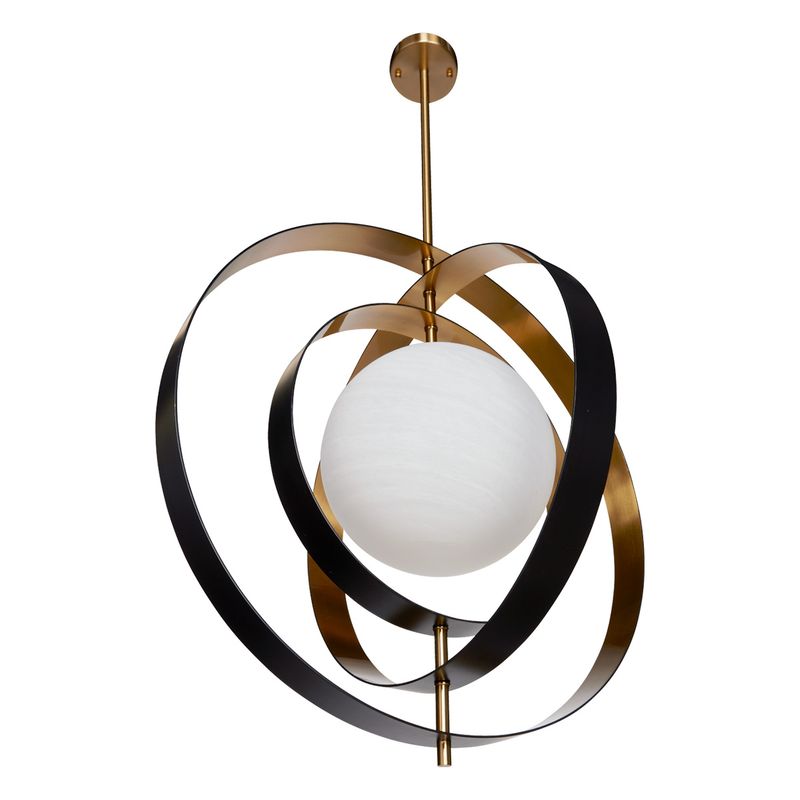 Brooks Pendant Light Brushed Gold & Black - 20856