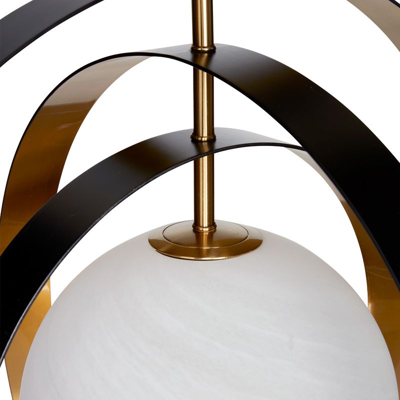 Brooks Pendant Light Brushed Gold & Black - 20856