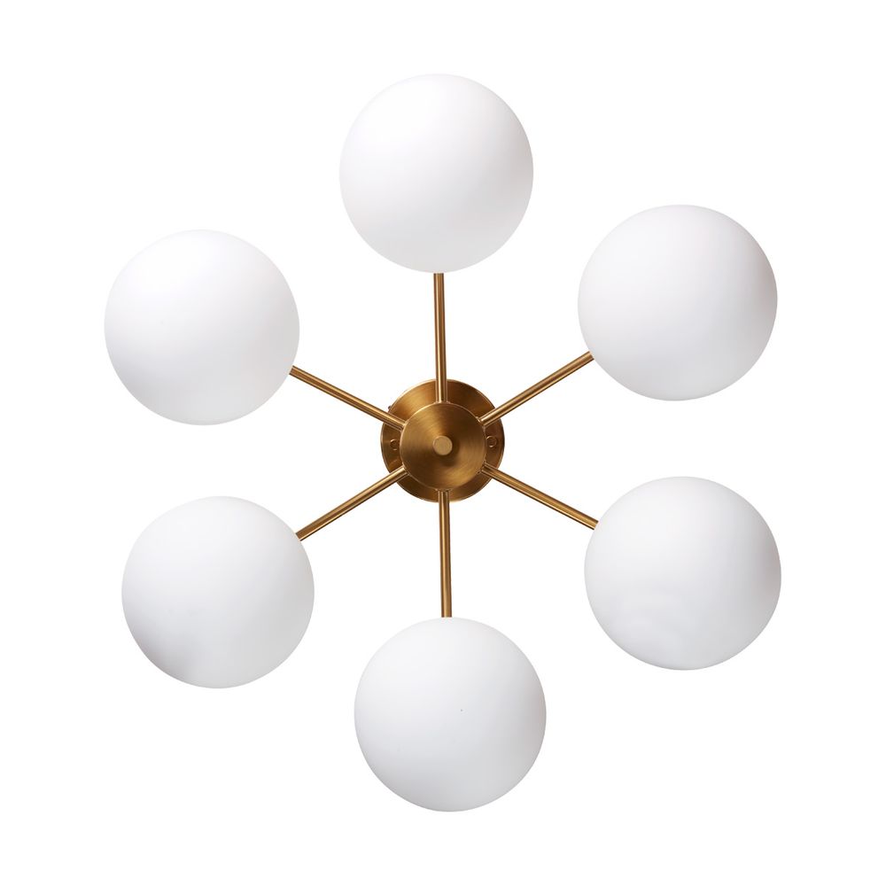 Dylan Semi Flush Mount Light Brushed Gold - 20858
