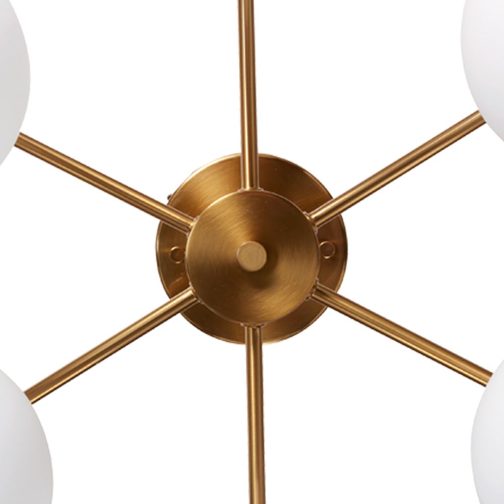 Dylan Semi Flush Mount Light Brushed Gold - 20858