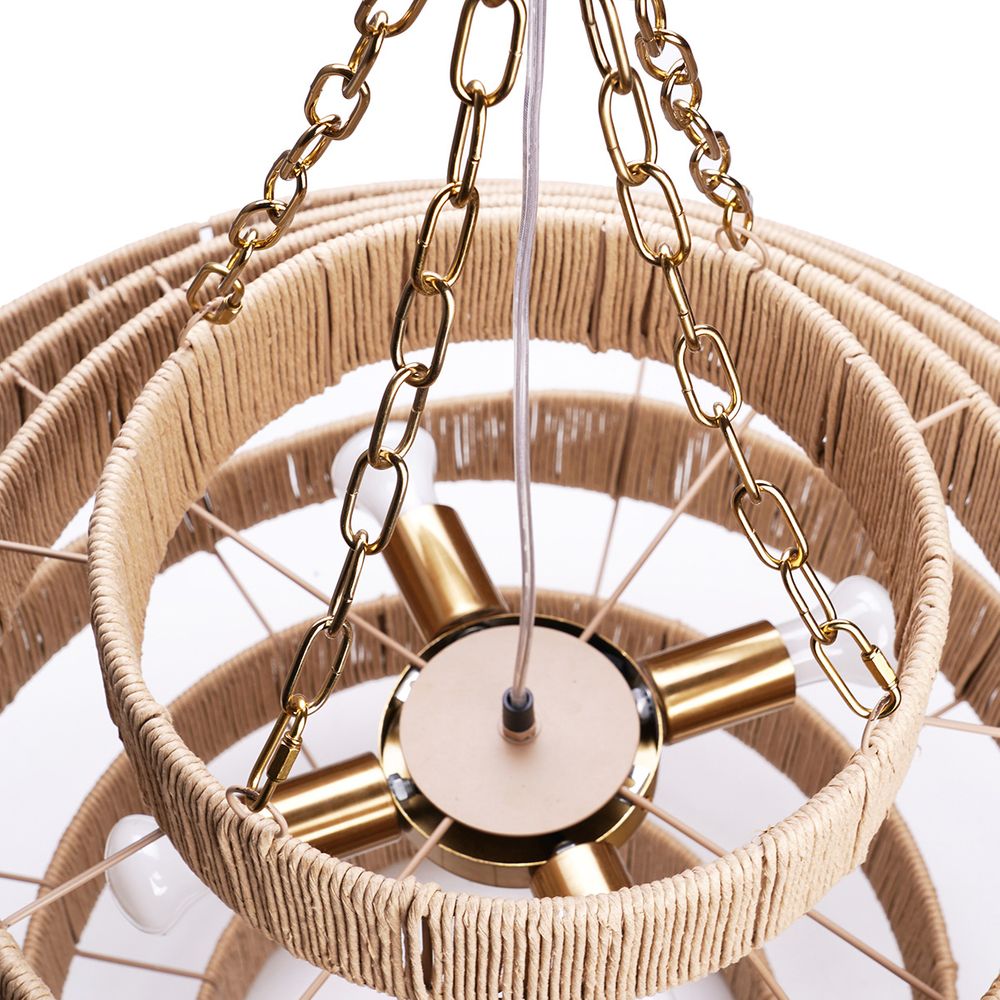 Vilano Wide Pendant Light Brass - 20796