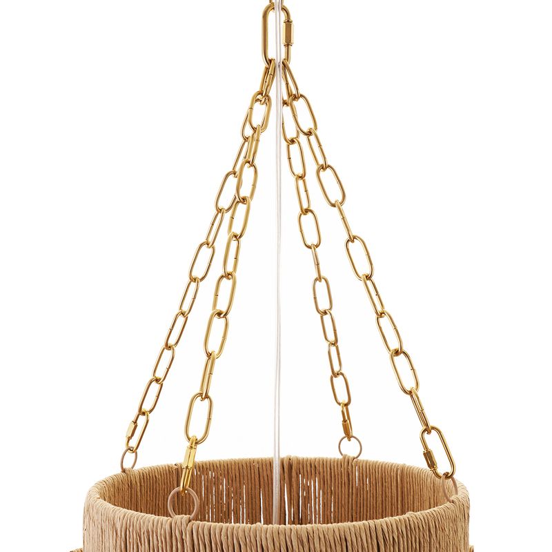 Vilano Wide Pendant Light Brass - 20796