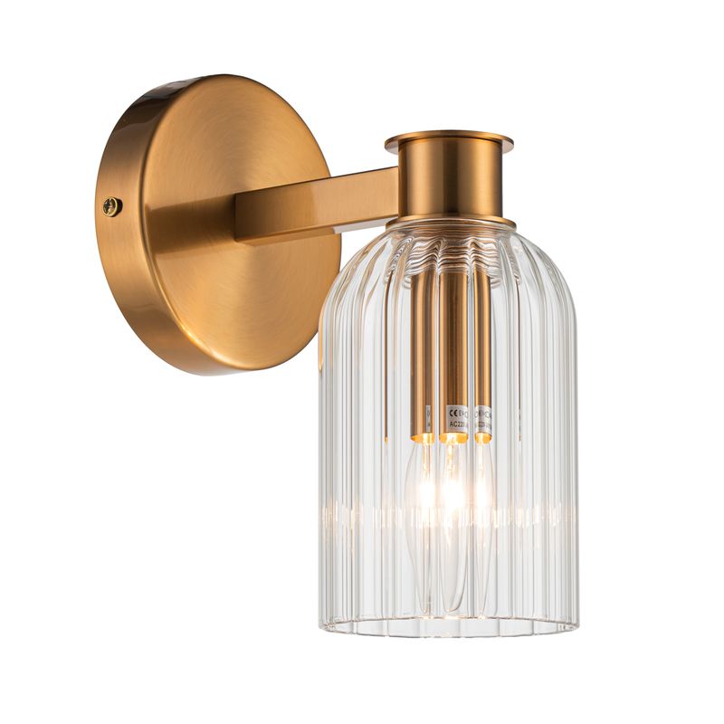Charlize Wall Light Brushed Brass - 20903