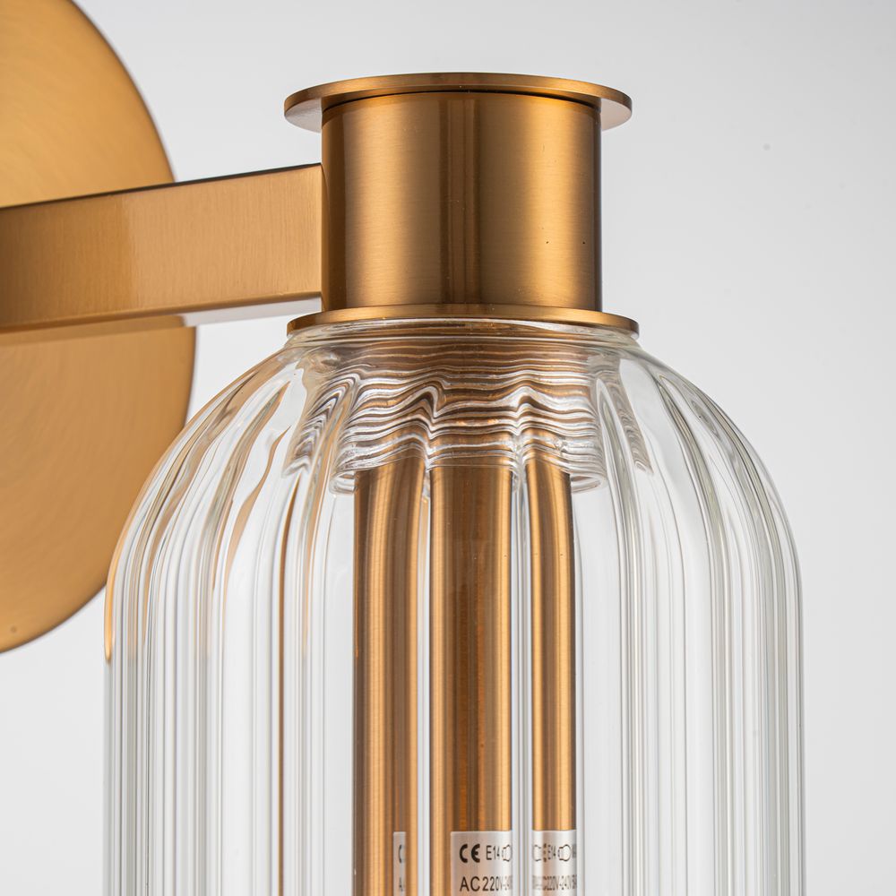 Charlize Wall Light Brushed Brass - 20903
