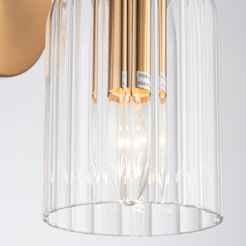 Hepburn 2 Light Wall Light Brushed Brass - 20906