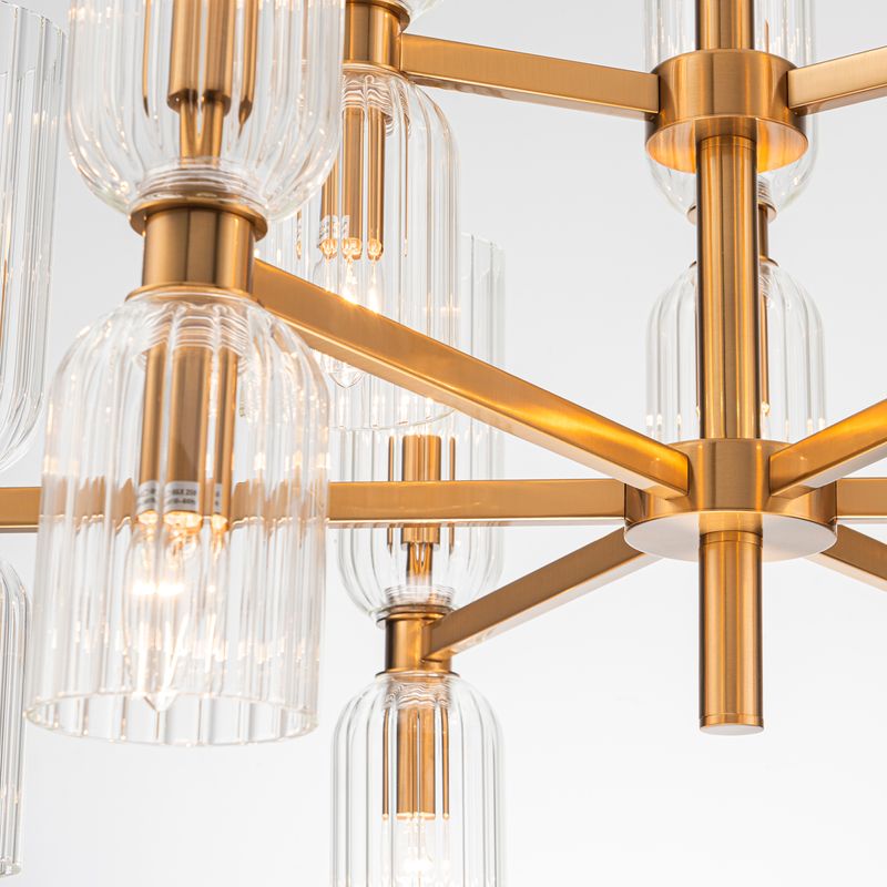 Hepburn Large Pendant Light Brushed Brass - 20904