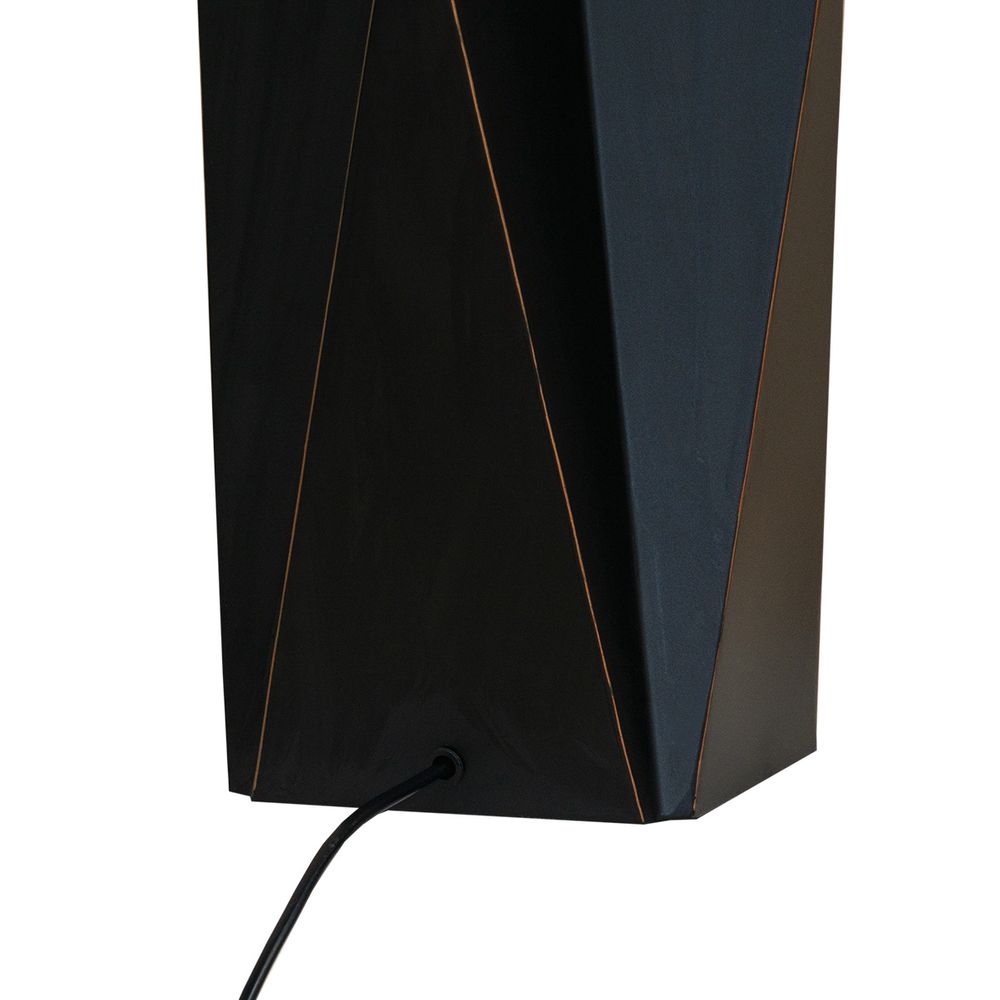 Nagano Table Lamp Black Base With White Shade - 12426