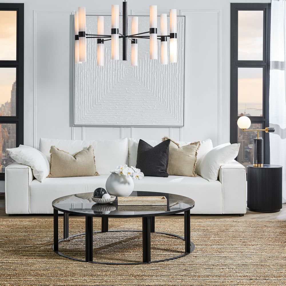Zamora Table Lamp Brass & Black - 12414