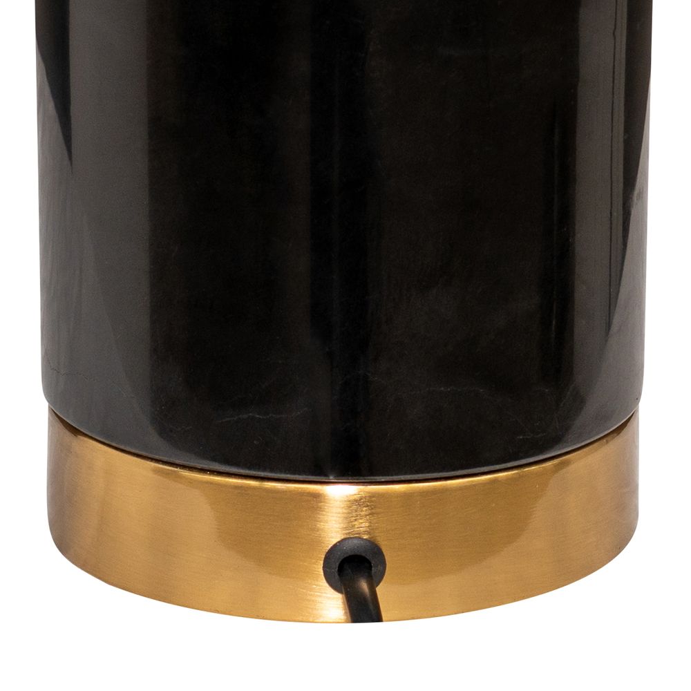 Zamora Table Lamp Brass & Black - 12414