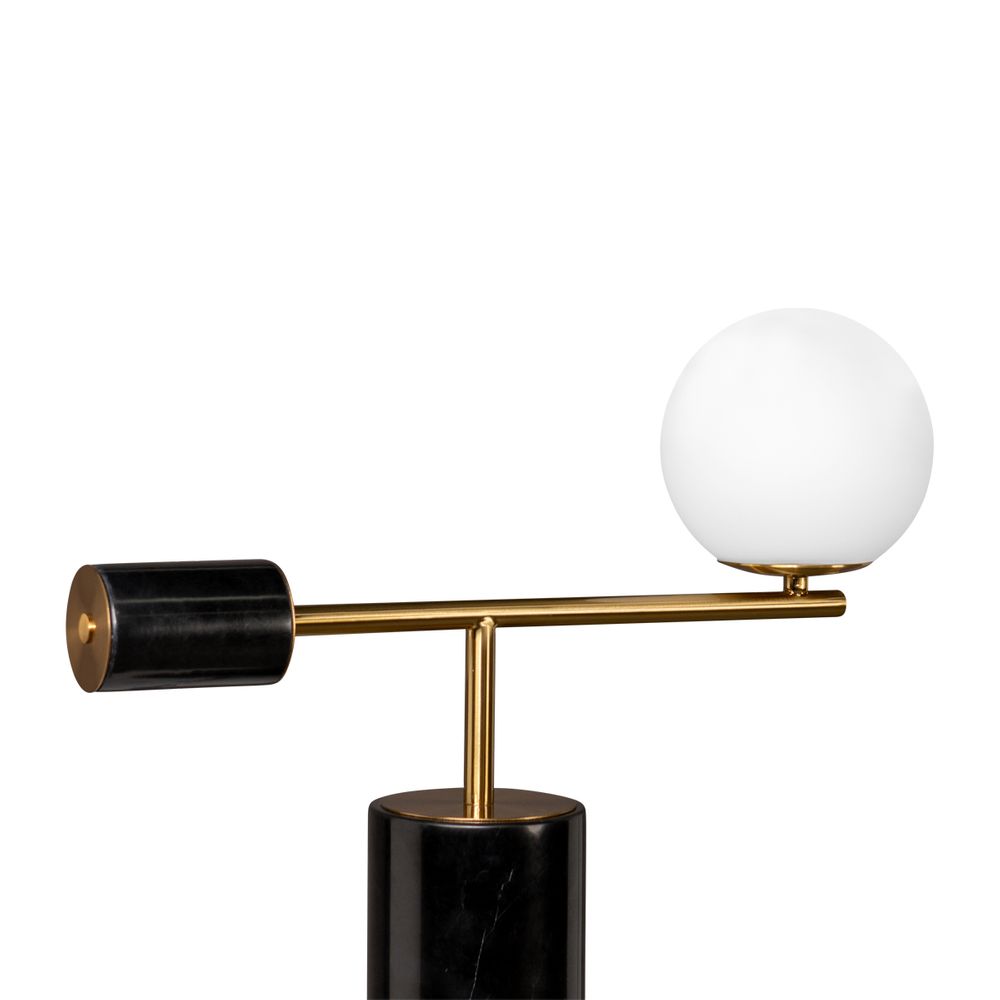 Zamora Table Lamp Brass & Black - 12414